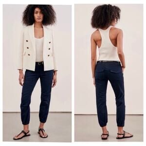 nili lotan cropped military pant dark blue size 2 DR